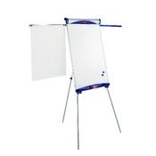 NOBO SHARK FLIPCHART AND DRYWIPE EASEL BLUE AND SILVER 1901918