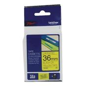 BROTHER P-TOUCH TZ LABELLING TAPE 36MM BLACK ON YELLOW TZE661 (PACK OF 1)