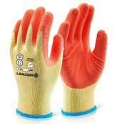 BEESWIFT MULTI-PURPOSE LATEX PALM COATED GLOVES ORANGE S (PACK OF 1)