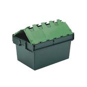 VFM GREEN 64 LITRE PLASTIC CONTAINER WITH LID 306598