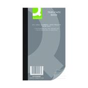 Q-CONNECT FEINT RULED TRIPLICATE BOOK 210X127MM KF04098 (PACK OF 1)