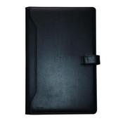 MONOLITH LEATHER LOOK CONFERENCE FOLDER PU WITH A4 PAD BLACK 2900 (PACK OF 1)