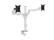 M200 DOUBLE MONITOR ARMS - WHITE image