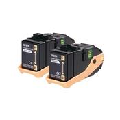 EPSON S050609 BLACK TONER CARTRIDGE TWIN PACK (PACK OF 2) C13S050609 image