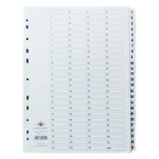 CONCORD CLASSIC INDEX 1-100 A4 WHITE BOARD CLEAR MYLAR TABS 05701/CS57