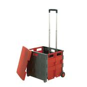 GPC GREY AND RED LARGE FOLDING BOX TRUCK WITH LID GI042Y image