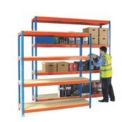 HEAVY DUTY PAINTED ADDITIONAL SHELF 1500X600MM ORANGE/ZINC 378853 (PACK 1)