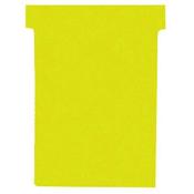 NOBO T-CARD SIZE 2 48 X 85MM YELLOW (PACK OF 100) 2002004