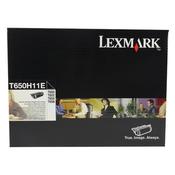 LEXMARK BLACK HIGH CAPACITY RETURN PROGRAM TONER CARTRIDGE T650H11E image