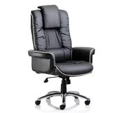 CHELSEA EXECUTIVE CHAIR WITH ARMS BONDED LEATHER BLACK image