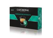 CAFÉ ROYAL COFFEE PODS ESPRESSO DECAF PACK OF 50 PODS INTENSITY 7/10