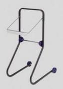 GARAGE ROLL DISPENSER BLACK