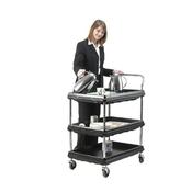 3 TIER BLACK W832XD546XH1041MM DEEP LEDGE TROLLEY 375055