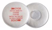 3M P3 FILTER PAIRS BAYONET FITTING SYSTEM WHITE 2135 (PACK OF 20)