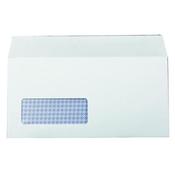 Q-CONNECT DL ENVELOPES WINDOW SELF SEAL 100GSM WHITE (PACK OF 1000) 7138