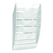 CEP WALL FILE 5 COMPARTMENT WHITE/CRYSTAL 154WHITE