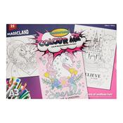 A3 25 PAGE COLOURING BOOK - MAGICLAND