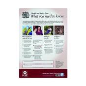 HSE HEALTH AND SAFETY LAW POSTER A3 FWC30/A3 (PACK OF 1)