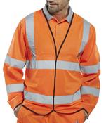 BEESWIFT FIRE RETARDANT HI-VIS JERKIN ORANGE XL (PACK OF 1)