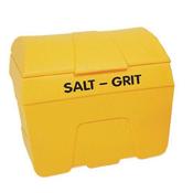 WINTER LOCKABLE SALT AND GRIT BIN YELLOW 400 LITRE NO HOPPER 317074