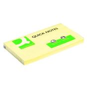 Q-CONNECT QUICK NOTES 76 X 127MM YELLOW (PACK OF 12) KF10503