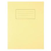 SILVINE EXERCISE BOOK RULED 229X178MM YELLOW (PACK OF 10) EX103