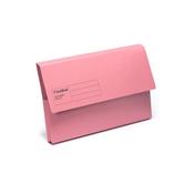 EXACOMPTA GUILDHALL DOCUMENT WALLET FOOLSCAP PINK (PACK OF 50) GDW1-PNK