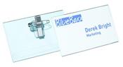 DURABLE COMBI CLIP BADGE 54X90MM TRANSPARENT (PACK OF 50) 8145/19