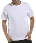 BEESWIFT HEAVY WEIGHT TEE SHIRT WHITE L (PACK OF 1) image