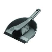 ADDIS DUSTPAN AND SOFT BRUSH SET METALLIC (SERRATED EDGE TO CLEAN BRUSH BRISTLES) 510390 image