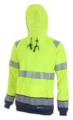 BEESWIFT HIGH VISIBILITY  TWO TONE HOODY SATURN YELLOW / NAVY XL (PACK OF 1)