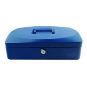 Q-CONNECT CASH BOX 12 INCH BLUE KF02625 (PACK OF 1)