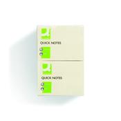 Q-CONNECT QUICK NOTES 76 X 102MM YELLOW (PACK OF 12) KF01410