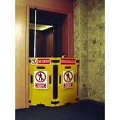 BARRIER ELEVATOR GUARD SET OF 2 YELLOW (PACK OF 2) 309856
