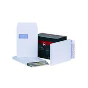 PLUS FABRIC GUSSET C4 ENVELOPES WINDOW PEEL AND SEAL 120GSM WHITE (PACK OF 100) C27566 image