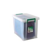 STORESTACK 18.5 LITRE STORAGE BOX W400XD260XH290MM CLEAR RB11086 image