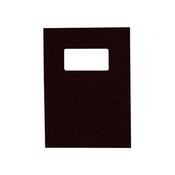 GBC BINDING COVERS LEATHERBOARD WINDOW 250GSM A4 BLACK REF 46705E [PACK 25X2]