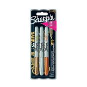 SHARPIE METALLIC PERMANENT MARKER FINE ASSORTED (PACK OF 3) 1849114 image