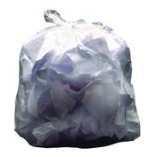 2WORK LIGHT DUTY REFUSE SACK CLEAR (PACK OF 200) KF73377 image