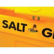 YELLOW LOCKABLE SALT AND GRIT BIN YELLOW 200 LITRE 317063