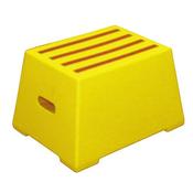 PLASTIC SAFETY STEP 1 TREAD YELLOW 325094