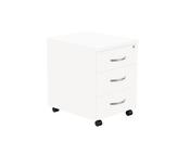 KITO CONTRACT MOBILE PEDESTAL 3 DRAWER - WHITE image