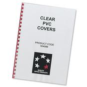 5 STAR OFFICE COMB BINDING COVERS PVC 150 MICRON A4 CLEAR [PACK 100]