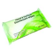 ECOTECH HAND AND SURFACE DISINFECTANT WIPES 40 SHEETS (PACK OF 16) FPHSD40 image