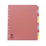Q-CONNECT 10-PART EXTRA WIDE SUBJECT DIVIDER A4 KF76982