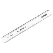 Q-CONNECT 300MM/30CM CLEAR RULER (PACK OF 1) image