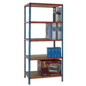 STANDARD DUTY PAINTED ORANGE SHELF UNIT BLUE 378970