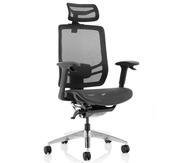 ERGO CLICK PLUS HIGH BACK ERGONOMIC POSTURE OFFICE CHAIR WITH ARMS AND HEADREST image