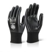 BEESWIFT NITRILE FULLY COATED POLYESTER BLACK XL (PACK OF 1) image