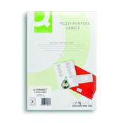 Q-CONNECT FULL FACE CD DVD LABEL 117 DIA 2 PER SHEET WHITE (PACK OF 100) KF05608 (PACK OF 50 SHEETS)